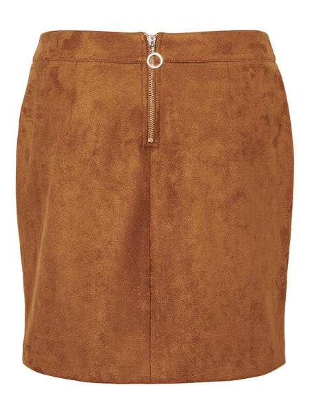 Faux Suede skirt, petite